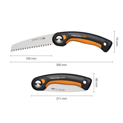 Fiskars Plus™ összecsukható fűrész 15cm SW68 - Csomagolás nélküli termék