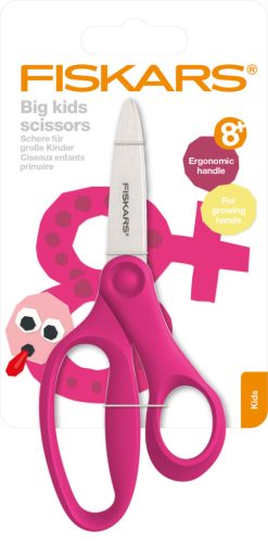 Fiskars Gyermek olló, 15 cm - rózsaszín