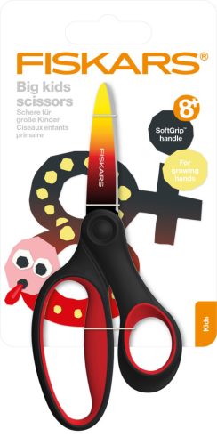 Fiskars Gyermek olló, 15 cm - Ombré piros