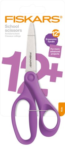 Fiskars Iskolai olló, 18 cm - lila