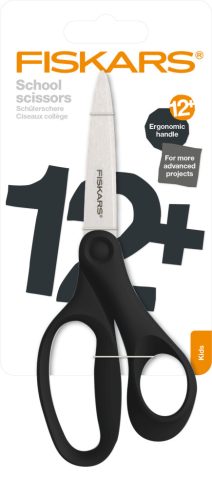 Fiskars Iskolai olló, 18 cm - fekete