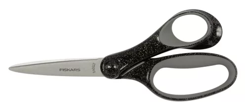 Fiskars Iskolai olló, 18 cm - Glitter fekete