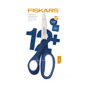 Fiskars Iskolai olló, 18 cm, balkezes - Glitter kék