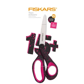   Fiskars Általános olló 20 cm-es, fekete-rózsaszín 15 éves kortól