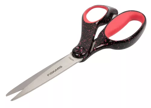 Fiskars Általános olló 20 cm-es, fekete-rózsaszín 15 éves kortól
