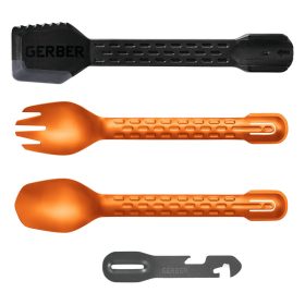  Gerber ComplEAT multifunkcionális evőeszköz készlet, égetett narancssárga - 25 év garanciával