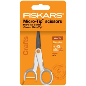 Fiskars Micro-Tip™  tapadásmentes olló, 13 cm