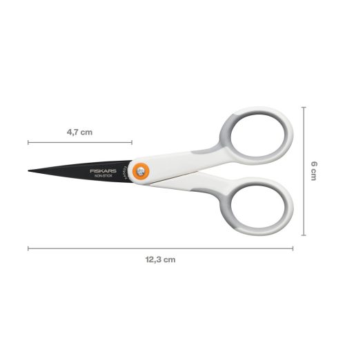 Fiskars Micro-Tip™  tapadásmentes olló, 13 cm