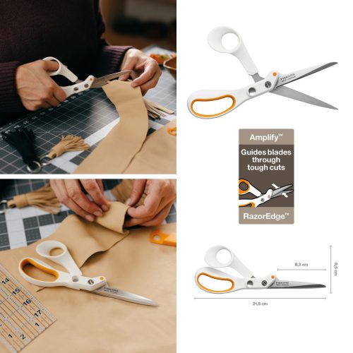 Fiskars Amplify™ textil olló 21 cm (Kifutó modell)