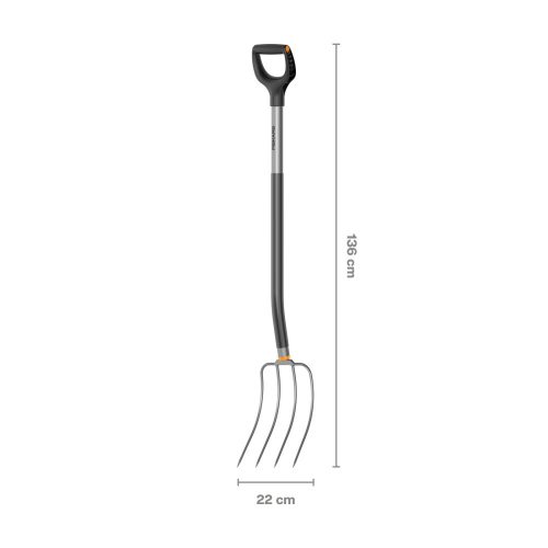 Fiskars Ergonomic™ komposzt villa, szürke