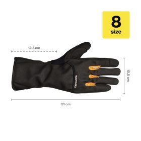   Fiskars Kerti védőkesztyű hosszított szárral, 8-as méret