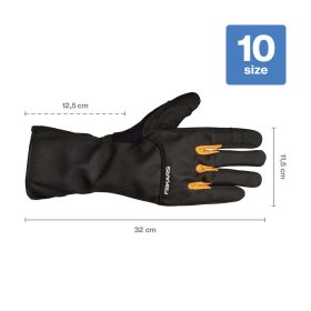   Fiskars Kerti védőkesztyű hosszított szárral, 10-es méret