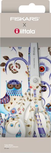 Fiskars X Iittala általános olló, 21 cm, Taika fehér, LIMITÁLT KIADÁS