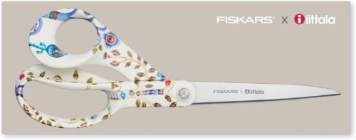Fiskars X Iittala általános olló, 21 cm, Taika fehér, díszdobozos, LIMITÁLT KIADÁS
