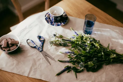 Fiskars X Iittala általános olló, 21 cm, Taika kék, díszdobozos, LIMITÁLT KIADÁS