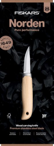 Fiskars Norden faragó kés P70 - 25 év garanciával