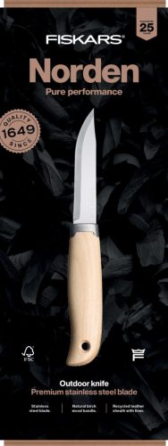 Fiskars Norden kültéri kés P100 - 25 év garanciával