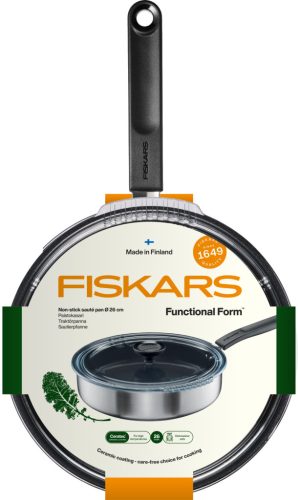 Fiskars Functional Form™ párolóserpenyő, 26 cm, kerámia bevonattal