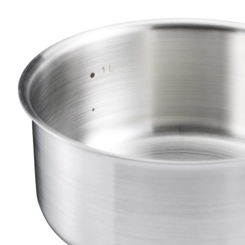 Fiskars Functional Form™ nyeles lábas fedővel, 1,5L, rozsdamentes acél