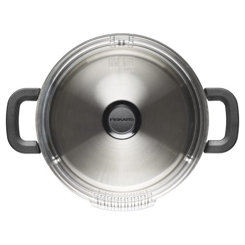 Fiskars Functional Form™ lábas, 5L, rozsdamentes acél