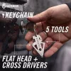 Gerber BROADHEAD kulcstartóra rögzíthető multifunkciós eszköz, ezüst, 25 év garanciával