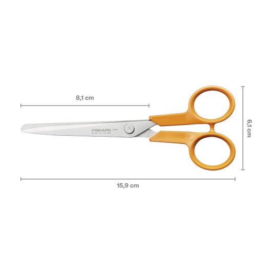 Fiskars Classic kis univerzális kézműves olló, 16 cm - 25 év garanciával 