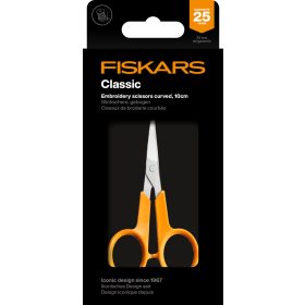   Fiskars Classic varróolló, hajlított pengéjű, 10 cm - 25 év garanciával 