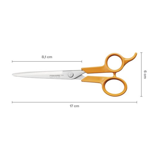 Fiskars Classic hajvágóolló, 17 cm - 25 év garanciával 