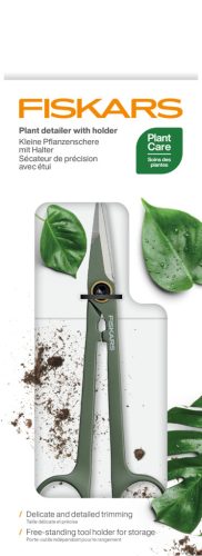 Fiskars Plant Care Növényápoló csípőolló tartóval, olivazöld színű