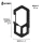 Gerber CARABINER, kulcstartóra rögzíthető, fekete, 25 év garanciával