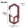 Gerber CARABINER, kulcstartóra rögzíthető, bordó, 25 év garanciával