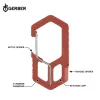 Gerber CARABINER, kulcstartóra rögzíthető, narancssárga, 25 év garanciával