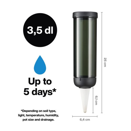 Fiskars Plant Care Automatikus öntözőtüske 3,5 dl-es víztartállyal