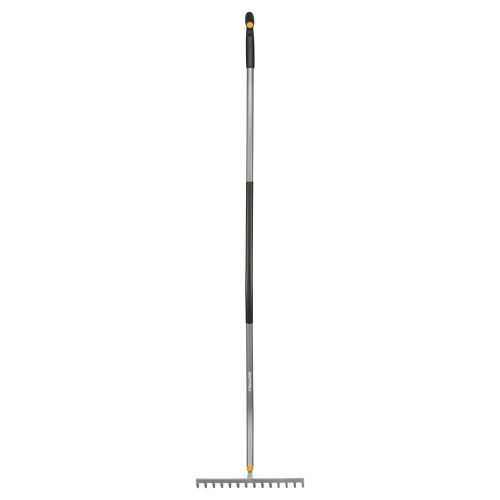 Fiskars Ergonomic™ gereblye, fém fejjel ívelt nyéllel