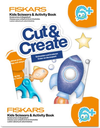 Fiskars Kezdő olló és foglalkoztató könyv 6+