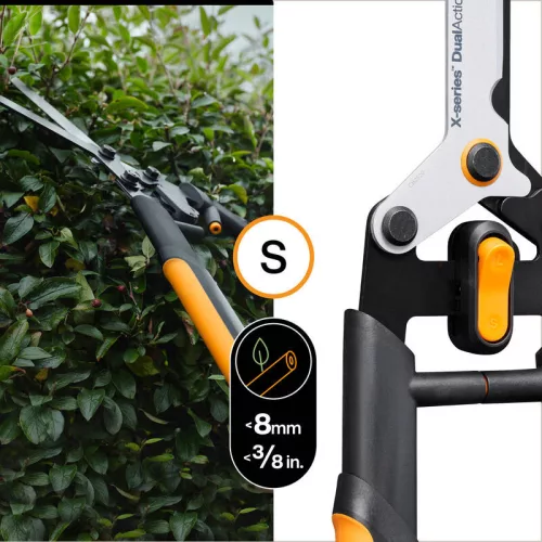 Fiskars X-series™ DualAction HSX96 sövénynyíró - 25 év garanciával