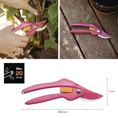 Fiskars Inspiration™ metszőolló, rubinvörös P26 (1003657)