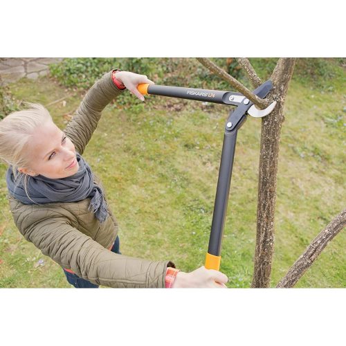 Fiskars PowerGear™ Ágvágó, közepes, horgos, L74 (1000582)