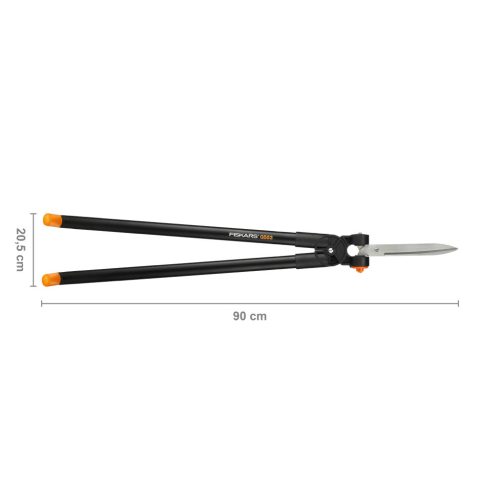 Fiskars PowerLever™ fű- és sövénynyíró hosszú nyelű GS53 (1001565)