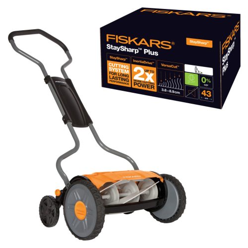 Fiskars StaySharp™ Plus kézi fűnyíró (1015649)