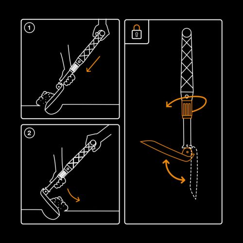Fiskars Összecsukható lapát (1000621)