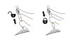 Fiskars Rózsagereblye, QuikFit (1000651)