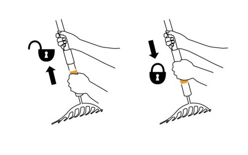 Fiskars QuikFit™ Rózsagereblye fej (1000651)