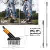 Fiskars Útburkolat-tisztító kefe fej, Quik Fit (1000657)