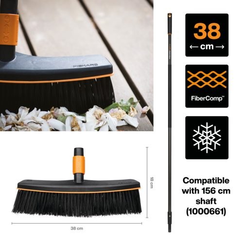 Fiskars QuikFit™ Terasz seprű fej (1001416)