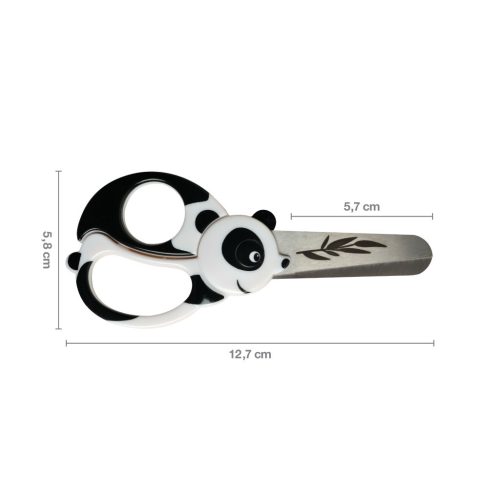 Fiskars Gyerekolló (13 cm), panda (1004613)