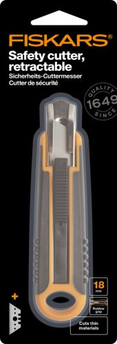 Fiskars Biztonsági pengekés, 18mm (1004683)