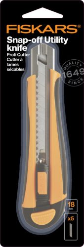Fiskars Professzionális pengekés 18mm, nagy teherbírású (1004620)
