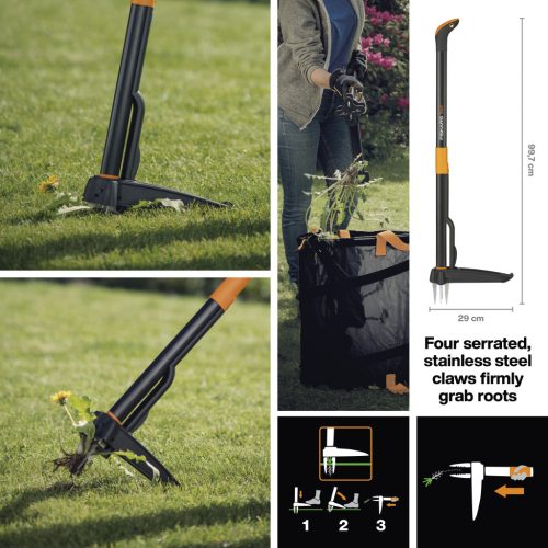 Fiskars Xact™ gyomkiszedő (1020126) - 25 év garanciával