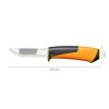Fiskars Kés épületgépészeti munkákhoz, tokba épített élezővel (1023619)
